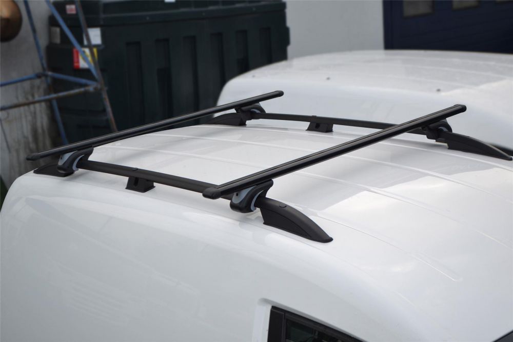 vw caddy maxi black roof rails