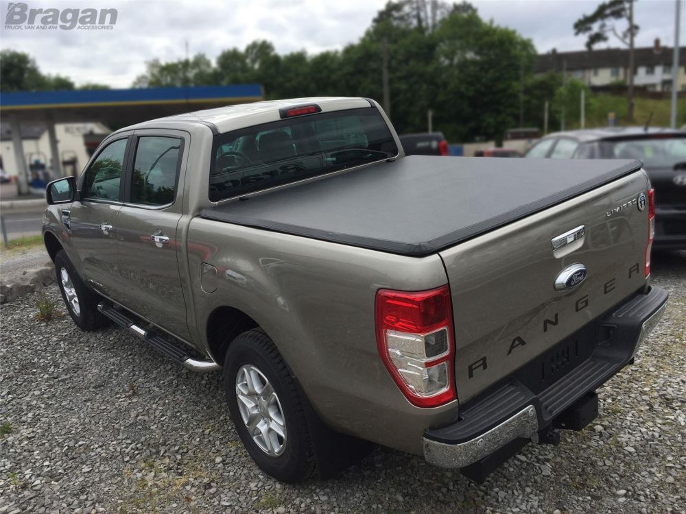 To Fit 2016 Mazda Bt 50 Tri Folding Soft Tonneau Cover